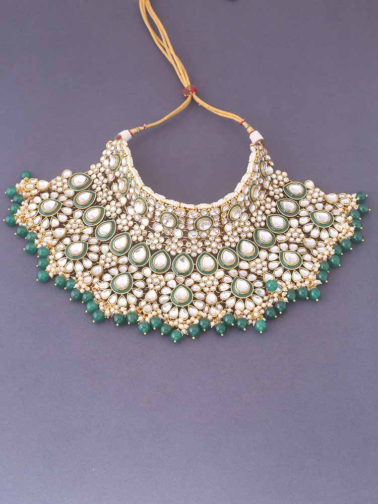 Emerald Janani Bridal Jewellery Set