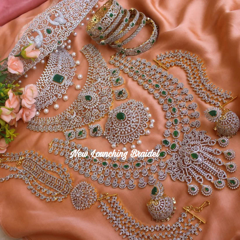 Customized American Diamond Bridal sets