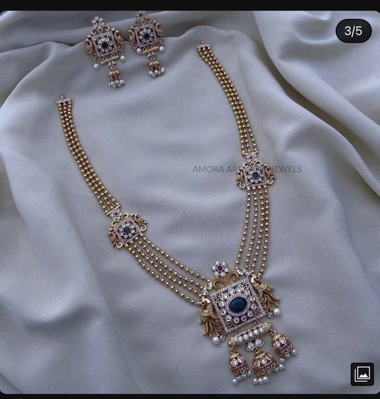 Brass Gold-plated Gold Jewel Set