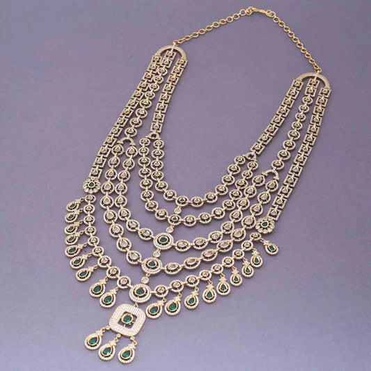 Emerald Apphia Bridal Victorian Jewellery Set - New Arrival