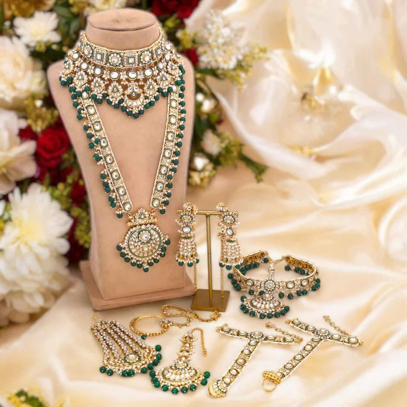 Emerald Sharanya Bridal Jewellery Set