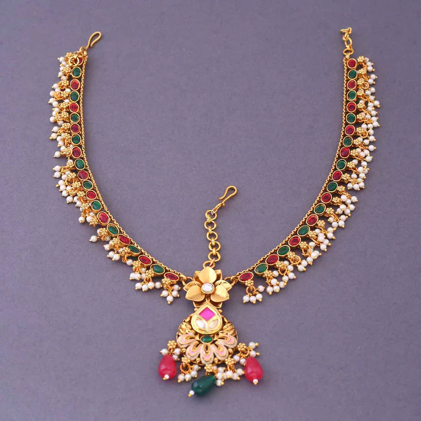 Multicolor Githalya Bridal Jewellery Set