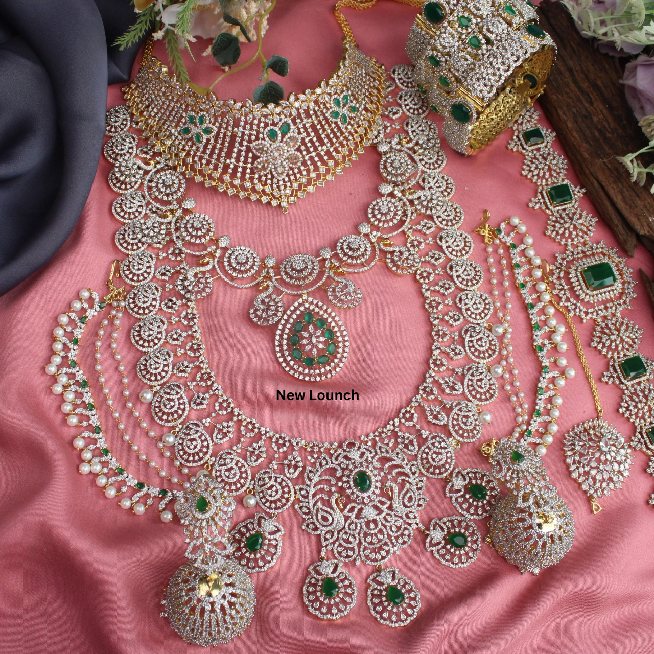 Neckles combo Full jewellery set for women