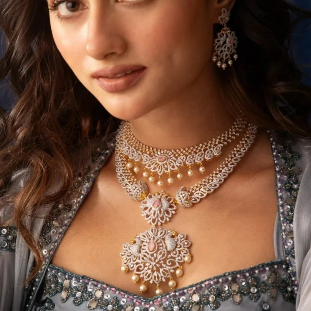 Party Hit CZ Necklace Set