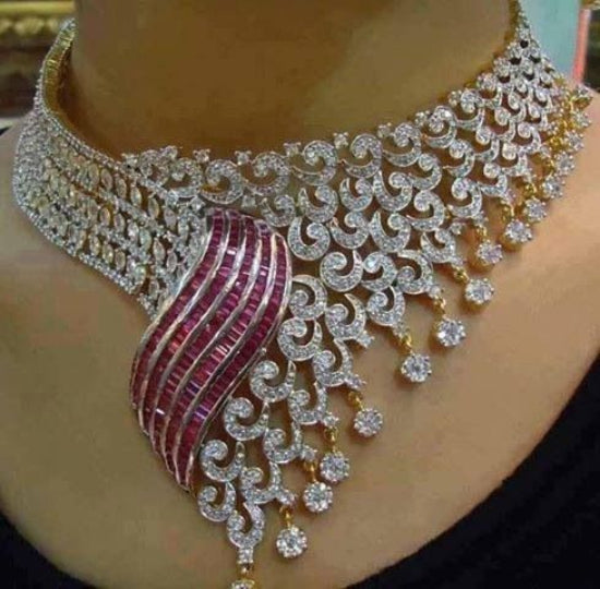 American Diamond jewellery set for women